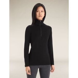 Icebreaker Womens 260 Tech Merino Wool 1/2 Zip Long Sleeve Base Layer Large NEW